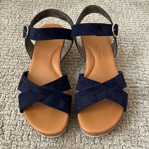 Paul Green Navy Sandal size 9